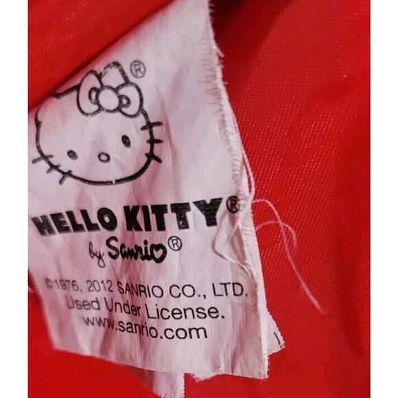 Hello Kitty Sanrio Red Handbag Purse Zip Closure - Picture 4 of 9